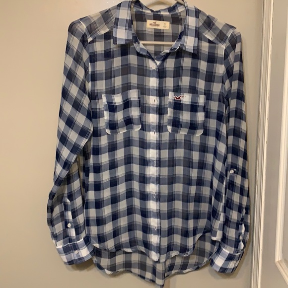 Excellent condition Hollister sheer blouse. - Picture 1 of 4